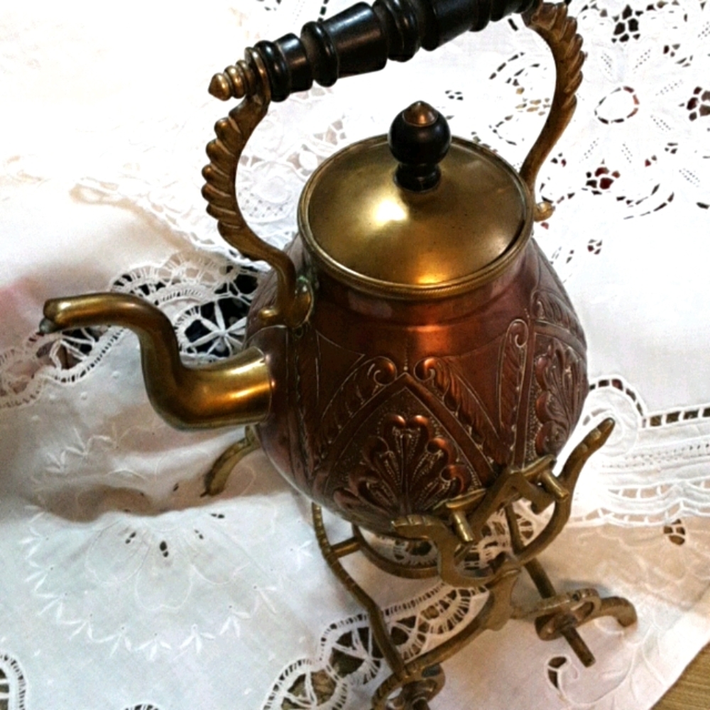 Vintage Brass and Copper Samovar